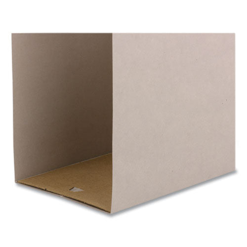 Image of Smead TUFF Extra Capacity Hanging File Folders with Easy Slide Tabs, 4" Capacity, Legal, 1/3-Cut Tabs, Steel Gray, 18/Box