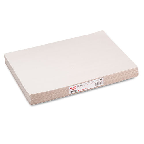 Image of Pacon® White Newsprint, 30 lb Newsprint Weight, 12 x 18, White, 500/Pack