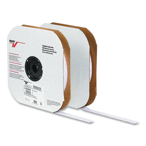 Image of VELCRO® Brand Sticky-Back Fasteners, Loop Side, 1" x 75 ft, White