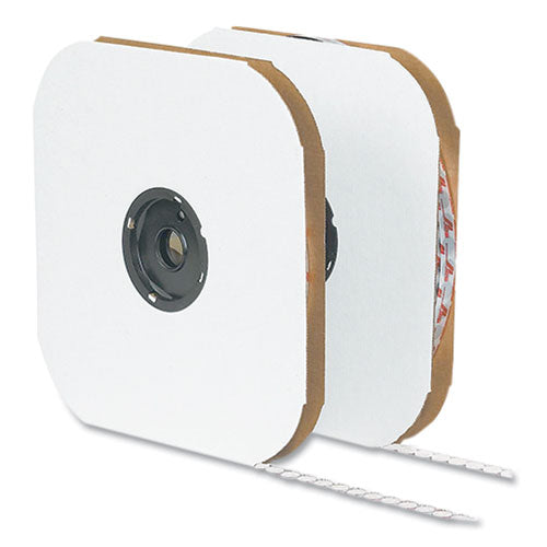 Image of VELCRO® Brand Sticky-Back Fasteners, Loop Side, 0.63" dia, White, 1,200/Pack