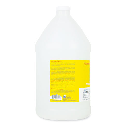 Image of Boulder Clean Disinfectant Cleaner, Lemon Scent, 128 oz Bottle