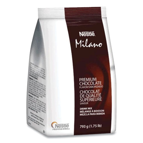 Image of Nescafe® Premium Hot Chocolate Mix, 1.75 Lb Bag, 4/Carton
