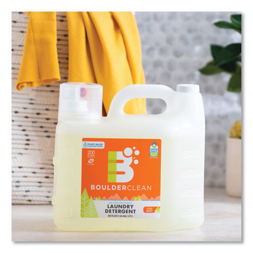 Image of Boulder Clean Liquid Laundry Detergent, Citrus Breeze, 200 Oz Bottle, 2/carton