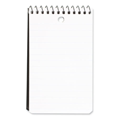 Image of Mead® Wirebound Memo Pad With Wall-Hanger Eyelet, Medium/college Rule, Randomly Assorted Cover Colors, 60 White 3 X 5 Sheets