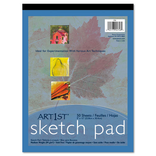 Image of Pacon® Art1st Sketch Pad, Unruled, 50 White 9 X 12 Sheets