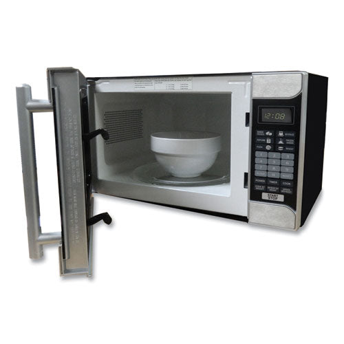 Image of Avanti 0.7 Cu.ft Capacity Microwave Oven, 700 Watts, Black/Stainless Steel