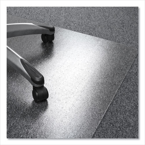 Image of Floortex® Cleartex Ultimat Polycarbonate Chair Mat for High Pile Carpets, 60" w x 48" l, Clear