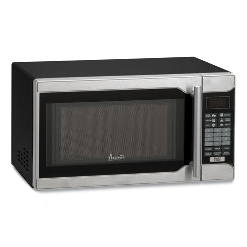 Image of Avanti 0.7 Cu.ft Capacity Microwave Oven, 700 Watts, Black/Stainless Steel