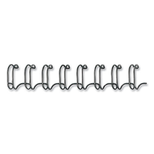 Image of Fellowes® Wire Bindings, 1/4" Diameter, 35 Sheet Capacity, Black, 25/pack