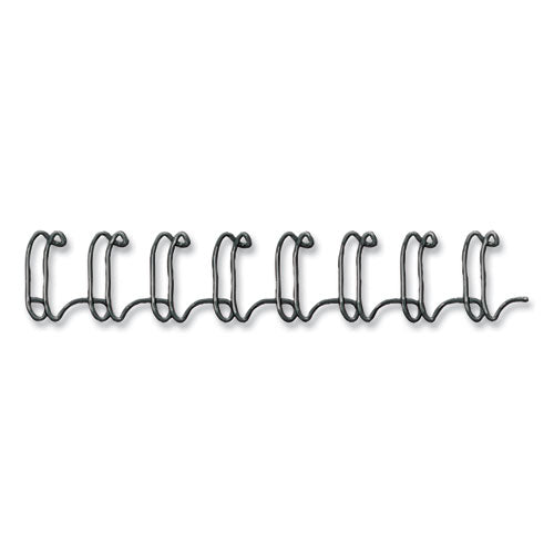 Image of Fellowes® Wire Bindings, 9/16" Diameter, 130 Sheet Capacity, Black, 25/pack