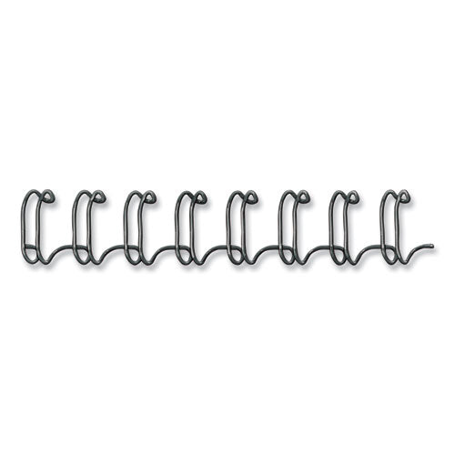 Image of Fellowes® Wire Bindings, 3/8" Diameter, 80 Sheet Capacity, Black, 25/pack