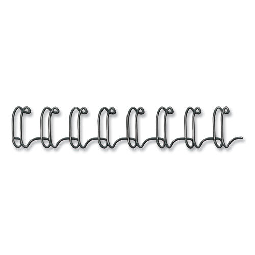 Image of Fellowes® Wire Bindings, 1/2" Diameter, 100 Sheet Capacity, Black, 25/pack