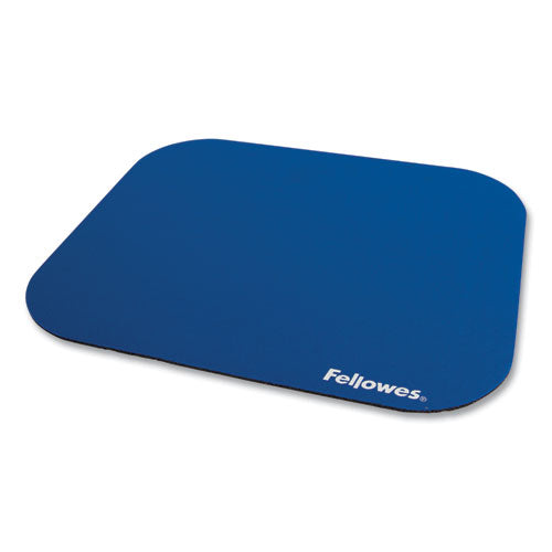 Image of Fellowes® Polyester Mouse Pad, 9 x 8, Blue