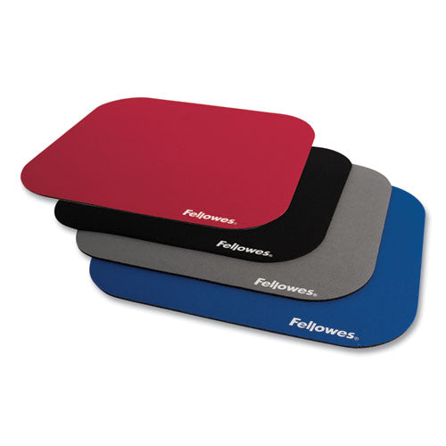 Image of Fellowes® Polyester Mouse Pad, 9 x 8, Blue