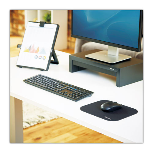 Image of Fellowes® Polyester Mouse Pad, 9 x 8, Black