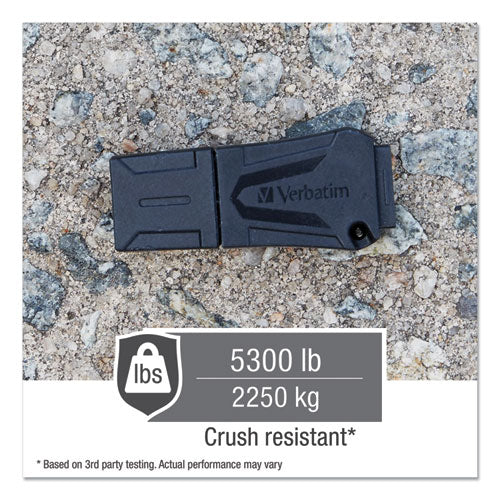 Image of Verbatim® Toughmax Usb Flash Drive, 16 Gb, Black