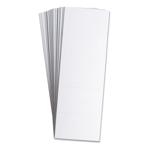 Image of U Brands Data Card Replacement, 3 X 1.75, White, 500/pack
