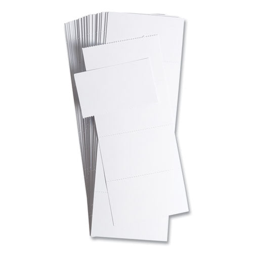 Image of U Brands Data Card Replacement, 3 X 1.75, White, 500/pack