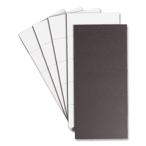 Image of U Brands Dry Erase Magnetic Tape Strips, 2" X 0.88", White, 25/pack