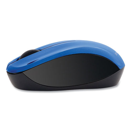 Image of Verbatim® Silent Wireless Blue Led Mouse, 2.4 Ghz Frequency/32.8 Ft Wireless Range, Left/right Hand Use, Blue