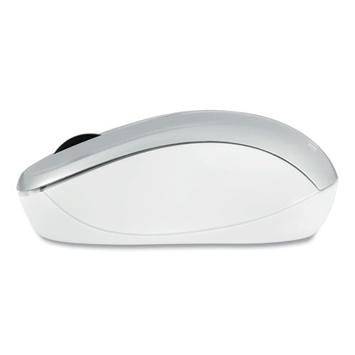 Image of Verbatim® Silent Wireless Blue Led Mouse, 2.4 Ghz Frequency/32.8 Ft Wireless Range, Left/right Hand Use, Silver