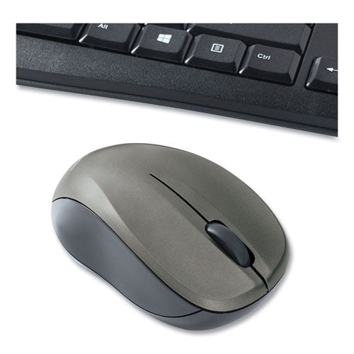 Image of Verbatim® Silent Wireless Mouse And Keyboard, 2.4 Ghz Frequency/32.8 Ft Wireless Range, Black