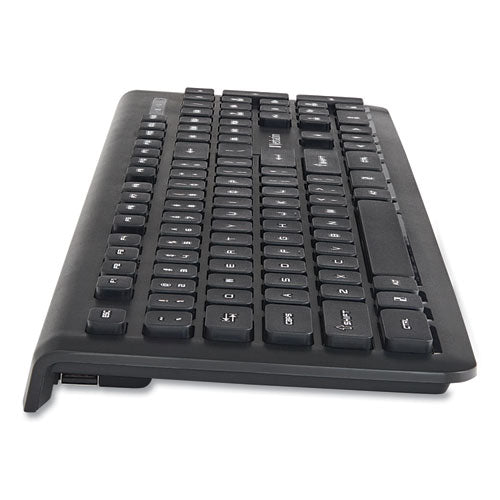 Image of Verbatim® Wireless Slim Keyboard, 103 Keys, Black