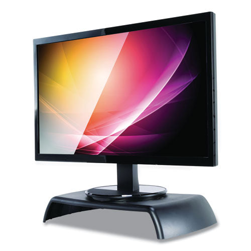 Image of Allsop® Ergo Riser Monitor Stand, 16" X 9" X 2.75", Black, Supports 30 Lbs