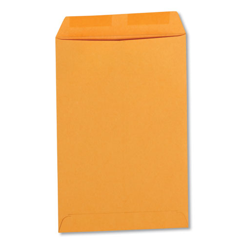 Image of Universal® Catalog Envelope, 28 lb Bond Weight Kraft, #1, Square Flap, Gummed Closure, 6 x 9, Brown Kraft, 100/Box