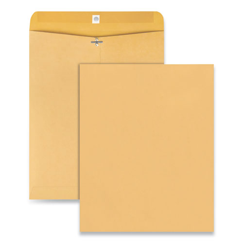 Image of Universal® Kraft Clasp Envelope, #105, Square Flap, Clasp/Gummed Closure, 11.5 x 14.5, Brown Kraft, 100/Pack