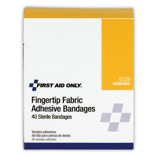 Image of PhysiciansCare® by First Aid Only® First Aid Fingertip Bandages, 1.75 X 3, 40/box