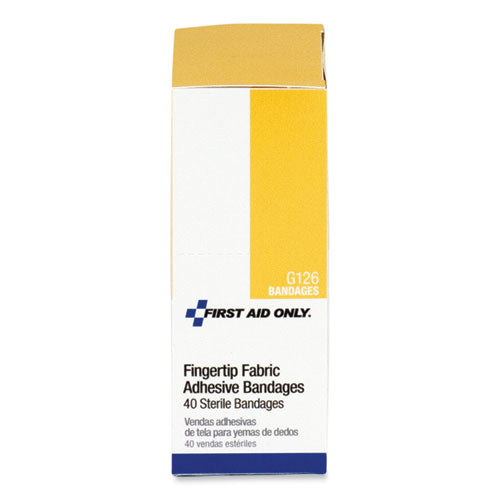 Image of PhysiciansCare® by First Aid Only® First Aid Fingertip Bandages, 1.75 X 3, 40/box