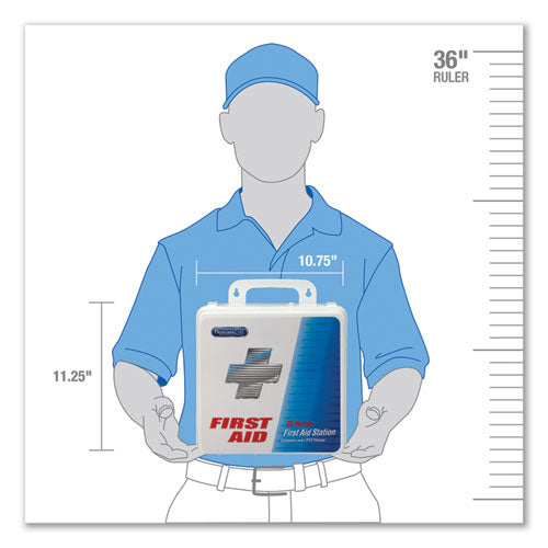Image of PhysiciansCare® by First Aid Only® Office First Aid Kit, For Up To 75 People, 312 Pieces, Plastic Case