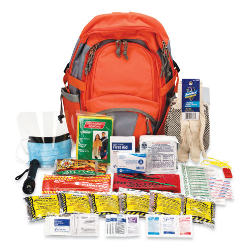 Image of PhysiciansCare® by First Aid Only® Emergency Preparedness First Aid Backpack, Xl, 63 Pieces, Nylon Fabric