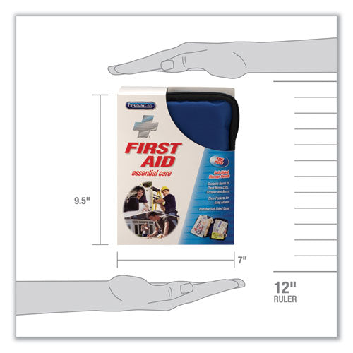 Image of PhysiciansCare® by First Aid Only® Soft-Sided First Aid Kit For Up To 25 People, 195 Pieces, Soft Fabric Case