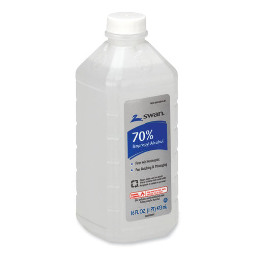 Image of PhysiciansCare® by First Aid Only® First Aid Kit Rubbing Alcohol, Isopropyl Alcohol, 16 Oz Bottle