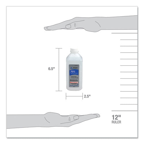Image of PhysiciansCare® by First Aid Only® First Aid Kit Rubbing Alcohol, Isopropyl Alcohol, 16 Oz Bottle