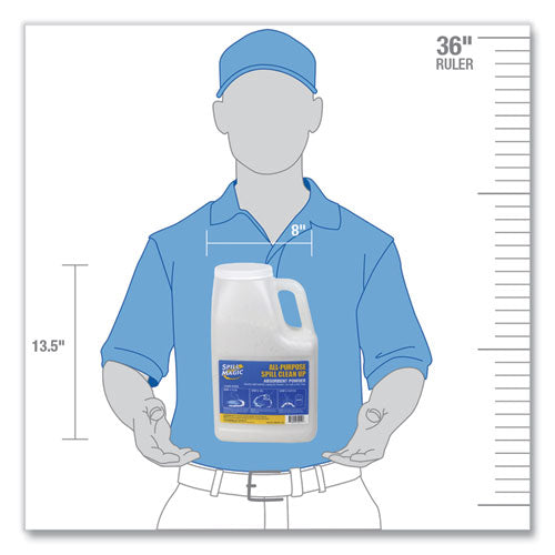 Image of Spill Magic Sorbent, 4 qt, 3 lb Bottle