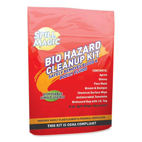 Image of Spill Magic Biohazard Spill CleanUp, 0.75 x 6 x 9