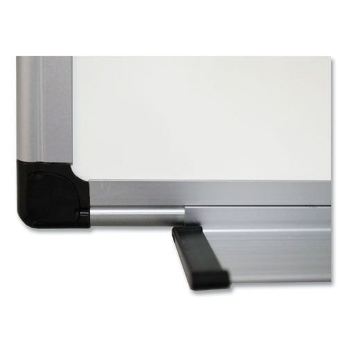 Image of MasterVision® Porcelain Value Dry Erase Board, 36" x 48", White Surface, Satin Aluminum Frame