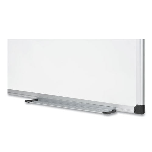 Image of MasterVision® Porcelain Value Dry Erase Board, 48" x 96", White Surface, Satin Aluminum Frame