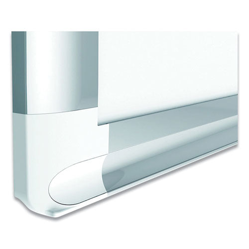 Image of MasterVision® Magnetic Dry Erase Calendar Board, Four-Month Planning/Scheduling, 48" x 36", White Surface, Satin Aluminum Frame