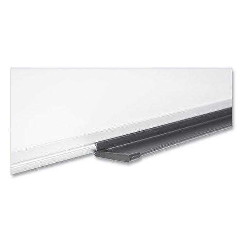 Image of MasterVision® Value Lacquered Steel Magnetic Dry Erase Board, 18" x 24", White Surface, Satin Aluminum Frame
