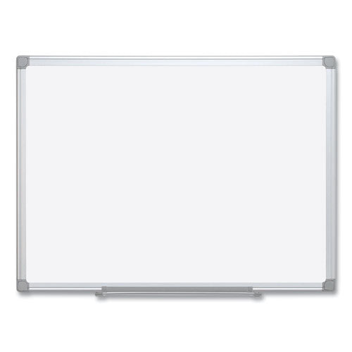 Image of MasterVision® Earth Silver Easy Clean Dry Erase Boards, 96" x 48", White Surface, Satin Aluminum Frame