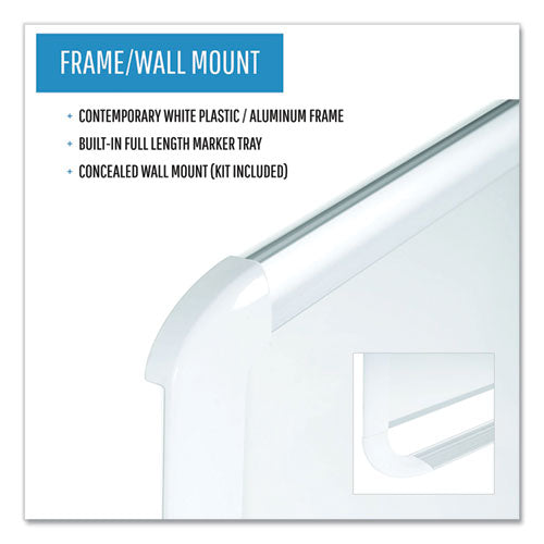 Image of MasterVision® Gold Ultra Magnetic Dry Erase Boards, 36" x 24", White Surface, White/Natural Aluminum Frame