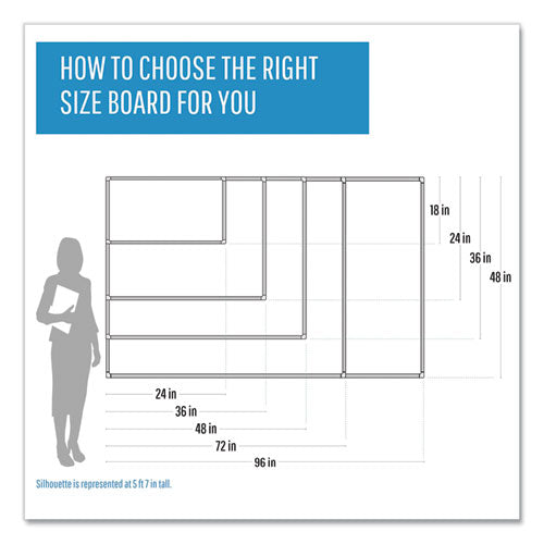 Image of MasterVision® Gold Ultra Magnetic Dry Erase Boards, 36" x 24", White Surface, White/Natural Aluminum Frame
