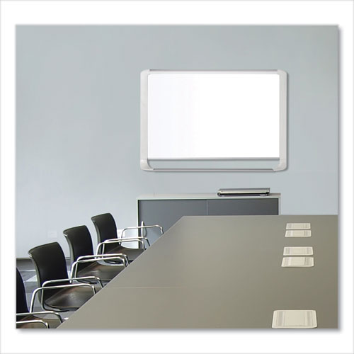 Image of MasterVision® Gold Ultra Magnetic Dry Erase Boards, 36" x 24", White Surface, White/Natural Aluminum Frame