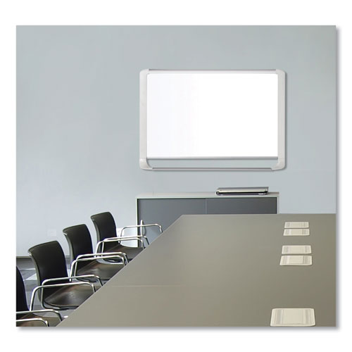 Image of MasterVision® Gold Ultra Magnetic Dry Erase Boards, 48" x 36", White Surface, White/Natural Aluminum Frame