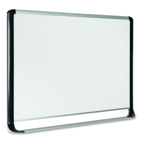 Image of MasterVision® Gold Ultra Magnetic Dry Erase Boards, 72" x 48", White Surface, Black/Satin Aluminum Frame