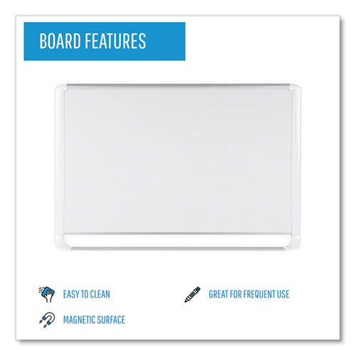 Image of MasterVision® Gold Ultra Magnetic Dry Erase Boards, 72" x 48", White Surface, White/Natural Aluminum Frame